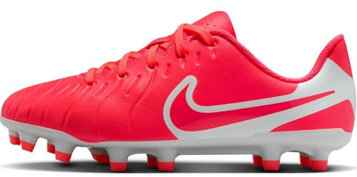 Nike Jr. Tiempo Legend 10 Club Botas de fútbol de Perfil bajo multisuperficie niño/a pequeño/a, Soccer Shoe, Hot Lava/White, 33 EU