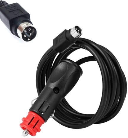 Car Adaptor 12 V DC Cigarette Lighter Cable for LED TV with 4-Pin Plug