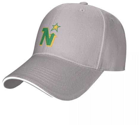 ENWIND Baseballmütze Minnesota North Stars Vintage Hockey Vintage Logo Cap Baseballkappe Sonnenkappe Winter Mütze für Mädchen Herren