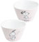 United Labels The Peanuts Snoopy Bol à céréales en porcelaine à pois Rose 500 ml