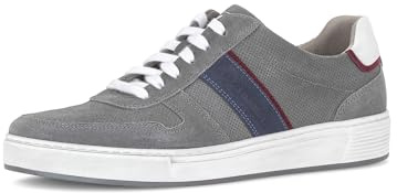 Pius Gabor Herren Sneaker Low,Halbschuhe,recyceltes Futter,Wechselfußbett,Laufschuhe,schnürschuhe,schnürer,ash/Fjord Kombi,48.5 EU / 13 UK