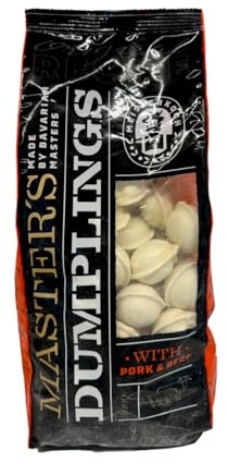 Meisterkoch Dumplings With Pork And Beef Meat 1KG Dumplings With Meat Fillings Easy To Cook Frozen Dumplings Product Of Lithuania Pack Of 1