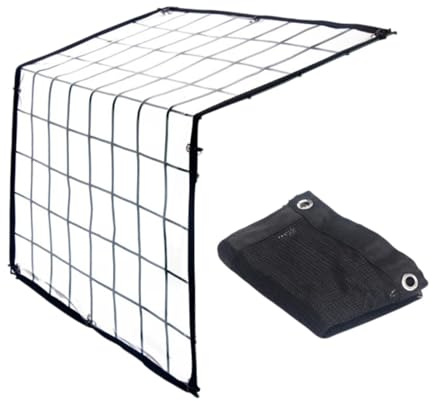 Fenteer Mini Serra per Piante in Vaso, con Rete Ombreggiante, Tenda Antipioggia, per Patio, Balcone, Giardino, Fiori, 48cmx24cmx30cm