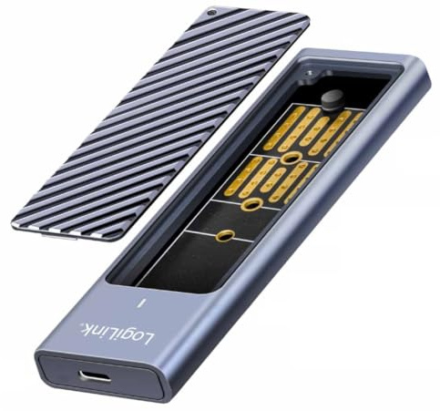 LOGILINK Festplattengehäuse UA0435 M.2 NVMe USB 3.2 2x2, bis zu 10TB, bis zu 20Gbit/s