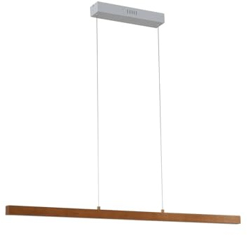 Lucande LED Nihalo dimmbar (Modern) aus Holz (1 flammig,) Wohnzimmerleuchte