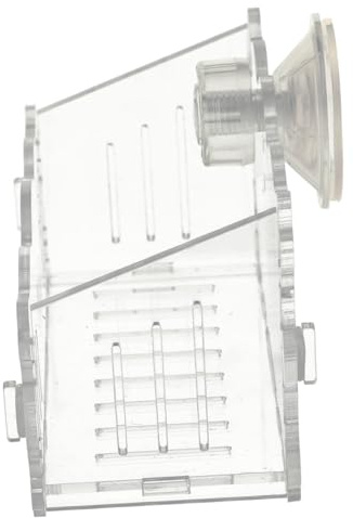 Levemolo Aquarienpflanzgefäß aus Acryl Transparent mit Saugnapf für Wasserpflanzen Hängepflanzgefäß Pflanzkübel für Aquarien