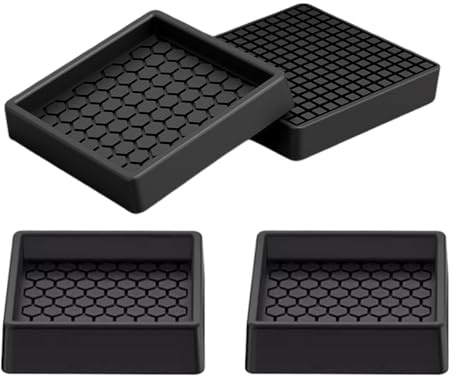 Non Slip Furniture Pads - Floor Protectors for Furniture, Anti Slip Furnitures Pads, Caster Coasters Cups, 4 Pieces Silicone Grippers Feet, Bed Stoppers to Prevent Sliding for Bed Couch Sofa Chair