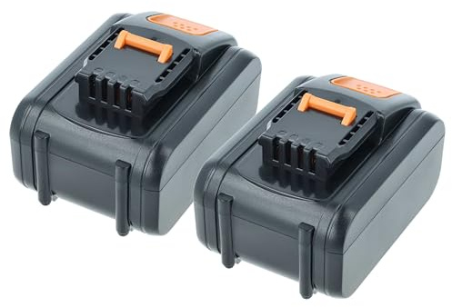 vhbw 2X Akku kompatibel mit Worx Landroid WG801E.9, WR142E, WR110MI, WR143E, WR147.1, WR147E.1, WR130E Werkzeug (3000 mAh, Li-Ion, 20 V)