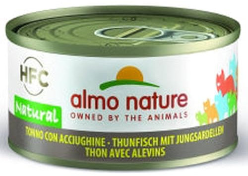 Almo Nature Thunfisch & Jungsardinen 70g Katzenfutter, 24er Pack