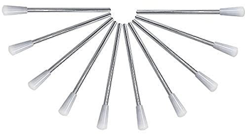 A-Star Metall-Dreiecksschlägel mit Gummigriff – 12 cm Länge – 10 Stück