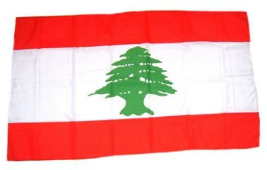 Flagge Fahne Libanon 30 x 45 cm FLAGGENMAE®