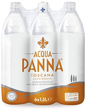 Acqua Panna, Acqua Minerale Naturale - 6 bottiglie da 1.5 L