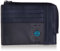 PIQUADRO Pulse Bustina portamonete, documenti e carte di credito in pelle ad uno scomparto, Blu