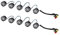 HELLA 2PT 010 458-701 LED-Tagfahrleuchtensatz - LEDayFlex - 12/24V - rund - Einbau - Lichtscheibenfarbe: glasklar - Kabel: 120mm - Fahrzeugfront - Satz