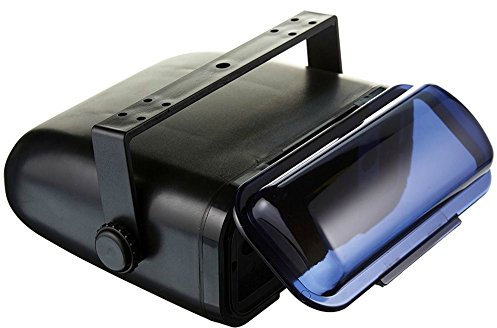 CONTENITORE PER STEREO O AUTORADIO MARINA IMPERMEABILE E RESISTENTE ALL'ACQUA E AL SOLE PYLE PLMRCB3 NERO PER BARCA PISCINA GOMMONE
