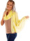 DOLCE ABBRACCIO by RiemTEX ® Schal Damen PRIMA DONNA Stola Tuch aus Wildseide im zarten Gelb Tücher in 31 Unifarben Halstücher Seidentuch Schals Damen Halstuch Seidenschal (Zitronengelb)