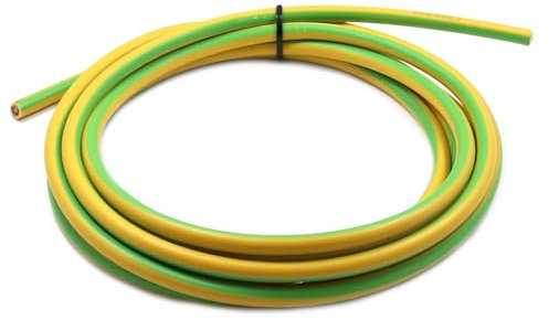 WITTKOWARE 16mm² H07V-K PVC Einzeladerleitung, Kabel feindrähtig (flexibel), Meterware, Farbe grün/gelb
