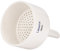 Labasics Entonnoir Buchner en Porcelaine 100 mm, Filtre Entonnoirs en Porcelaine Buchner OD 10 cm DI 9 cm pour Laboratoire