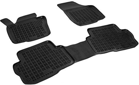 AZUGA Hohe Gummi Fußmatten passend für VW Sharan ab 9/2010-2023/für Seat Alhambra ab 10/2010-2023 AZ10300415 3D Automatten Gummimatten