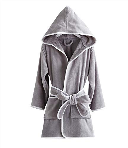 Taigoodella Ragazza Vestaglia con Cappuccio Spugna Robes per i Bambini Piscina Doccia Accappatoio