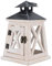 Jenngaoo Vintage Laterne Kerzenhalter, Holz Kerzenlaternen Retro Hängende Laterne Kerzenständer Tischlaterne Dekorative Kandelaber für Indoor Outdoor