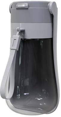 Bouteille d'eau Pliable pour Chien de septillar - Distributeur d'eau pour Chien - 430 ML - Gris