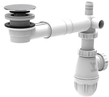 Valentin - Bonde et vidage pour Vasque Extra-Plate, Hauteur 34 mm - VALVI62480000000