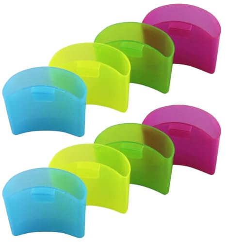 Homoyoyo 8 Pièces Tasse Porte-Sachet De Thé Tasse en Vrac Sachets De Thé Verres À Thé Suspendus Support De Sachet De Thé Support pour Tasse De Étiquette Porte-Sachets De Thé Support De