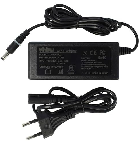 vhbw Netzteil kompatibel mit Robomow RC304, RC306, RC312, RC304u, RC308 Pro, RC308u Rasenmäher, Mähroboter - 230 cm