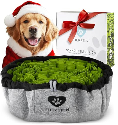 Tierfein Sniffing Rug Dog - Intelligent Dog Toy for Small & Large Dogs - Washable & Adjustable Size - Puppy Toy & Intelligence Training for Dogs