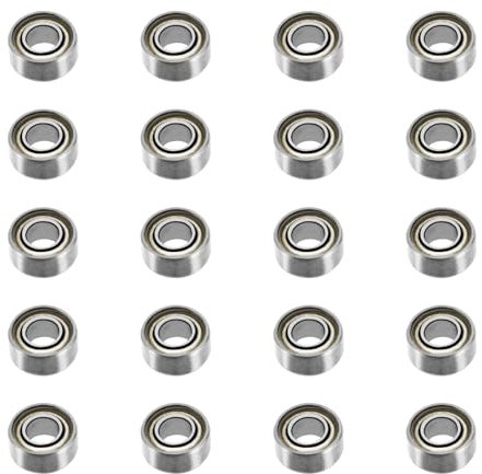ECSiNG 20 Stück 683ZZ Kugellager 3mmx7mmx3mm Doppelt Geschirmte Rillenkugellager 683-2Z Rillenkugellager Spielzeug Miniaturlager Kohlenstoffstahl