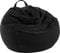 LPMOERA Stuffed Animal Storage Bean Bag Chair Cover (No Filler) For Kids and Adults.Soft Premium Corduroy Stuffable Bean Bag For Organizing Children Plush Toys or Memory Foam Black L For Adults