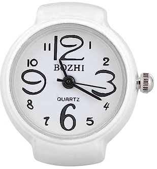 VALICLUD 1stk Modischer Uhrenring Digitaluhren Für Herren Ringuhr Für Watch Finger Ring Goldene Ringuhr Herren-digitaluhr Ringe Stern-haarspangen Damenring Rot Weiß Wählen Wasserdicht Kind