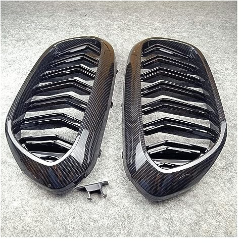 LiuROSE Auto Front Stoßstange Kühlergrill Kühlergrills für BMW série 5 M5 G30 G38 520i 530i 540i,Kratzfest Kühler Grill Kühlergrill Sport Stil Autoersatzteile