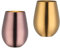Buyer Star Juego de 2 copas de vino de acero inoxidable 304, vasos grandes de vino sin tallo de 17 onzas para exteriores, vasos de metal 100% irrompibles y sin tallo para el hogar y al aire libre