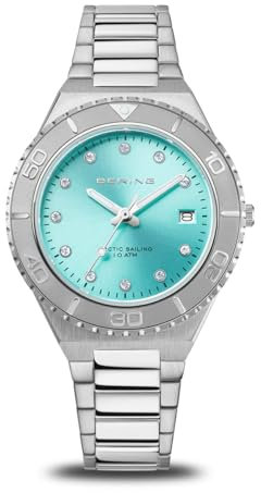 BERING Damen Uhr Quarz Movement - Classic Collection mit Edelstahl und Saphirglas 18936-707 - Wasserdicht: 10 ATM