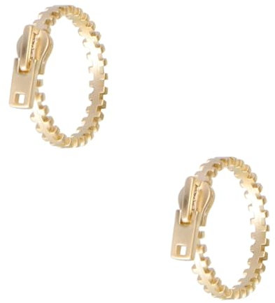 SHERCHPRY 2 Stk Reißverschlussring Vintage Stapelbare Ringe Vintage-ringe Für Frauen Bandring Öffnungsring Ring Für Frauen Verstellbare Ringe Für Damen Lipgloss-kit Damenringe