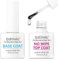 2Pcs 15ml Gel Nail Polish Base Coat and Top Coat Set,No Wipe Base and top coat Gel Nail Polish Nail Bond Primer,UV lamp curing is required for 120 seconds,Gloss Shiny Long Lasting