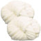 Bechoanigel 2 Stück Dicke Wolle Garn 500g, Armstricken Dickes Garn, XXL Weiches Chunky Wolle, Super Weich Chenille zum Häkeln für Decken, Schals, Mützen, Haustier Nest (Milchig Weiß)