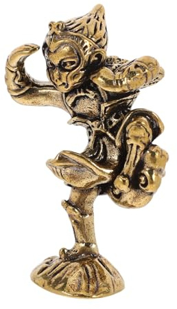 Garneck Affenkönig Sun Wukong Statue Kupfer Tierfigur Dekoration Für Zuhause Büro Höhe Affenstatue Heimdekoration
