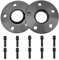Anlseiod 20mm Spurverbreiterung 5x112 NLB 57,1mm 10mm pro Seite + 10 Schrauben für Au*di V*W Seat S*k0da