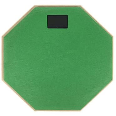 Diheohg Übungs-Drum-Pad zum Schlagzeugspielen, Doppelseitig, Geräuschlos, Übungs-Drum-Pad, Snare-Übungs-Pad, Grün