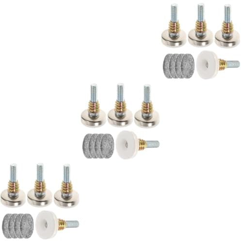 HOMSFOU 12 Sets Verstellbare Fußerhöhung Verstellbare Bettbeine Verlängerung Nivellierung Möbelversteller Tisch Und Stuhlerhöhung Verstellbare Beine Möbelbeine Verstellbare