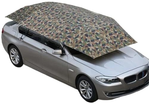 Auvents pour voitures Pare-soleil d'extérieur pour voiture, tente de pique-nique, isolation thermique, parapluie, véhicule, coupe-vent, Oxford (tissu uniquement) Carport Tente de Garage(4200mm Multi-c