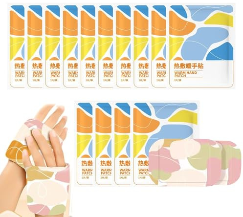 Unisex Handwärmer Einweg, 50pcs Tragbare Handwärmer, Wärmepflaster für Hand Fuß Handgelenk, Ideal für Winter Outdoor-Aktivitäten (Wandern & Camping), Zuhause (Lernen, Spielspiel) und Büro