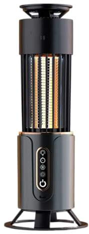 skeeterzis Mückenfalle Elektrische Mückenvernichter Lampe - USB Wiederaufladbarer UV Fliegenvernichter mit Dämmerung bis Morgendämmerung Sensor & Nachtlicht für den Innen- und Außenbereich
