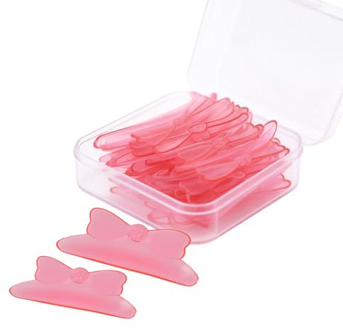 10 Pcs Pads Rehaussement de Cils En Silicone, Auto-Adhésifs Coussinets pour Rehaussenment Cils Réutilisables 5 Tailles, Silicone Eyelash Shield Pads pour Toutes Les Formes Yeux, Rose