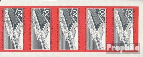 Prophila Collection DDR 805B Fünferstreifen geprüft Bogenentwertung gestempelt 1960 Eisenbahnfähre (Briefmarken für Sammler) Eisenbahn/Seilbahn
