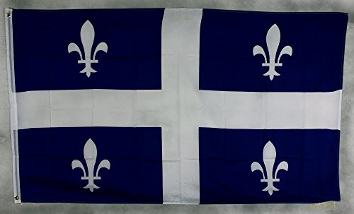 Buddel-Bini Flagge Fahne ca. 90x150 cm : Quebec Kanada