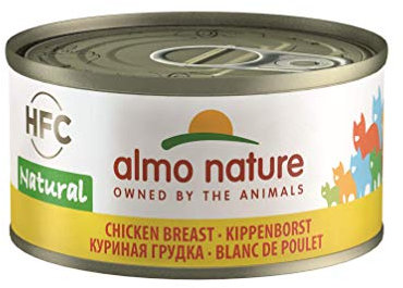 Almo Nature HFC Natural Katzenfutter nass -Hühnerbrust 24er Pack (24 x 70g)